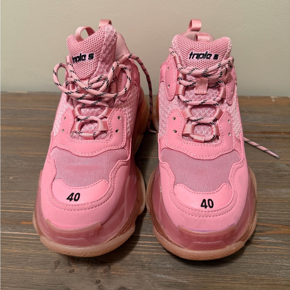 Balenciaga Triple S 'Clear Sole - Pink' - Picture 2 of 6